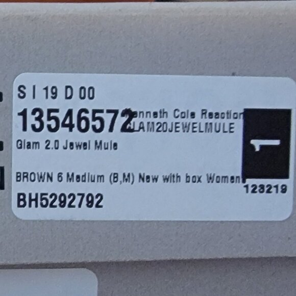 Kenneth Cole Reaction Glam 2.0 Jewel Mule Faux Reptile Skin Slip On Mules - Picture 11 of 12